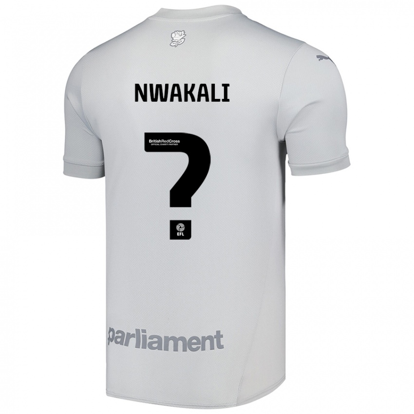 Criança Camisola Kelechi Nwakali #0 Cinza Prateado Alternativa 2024/25 Camisa