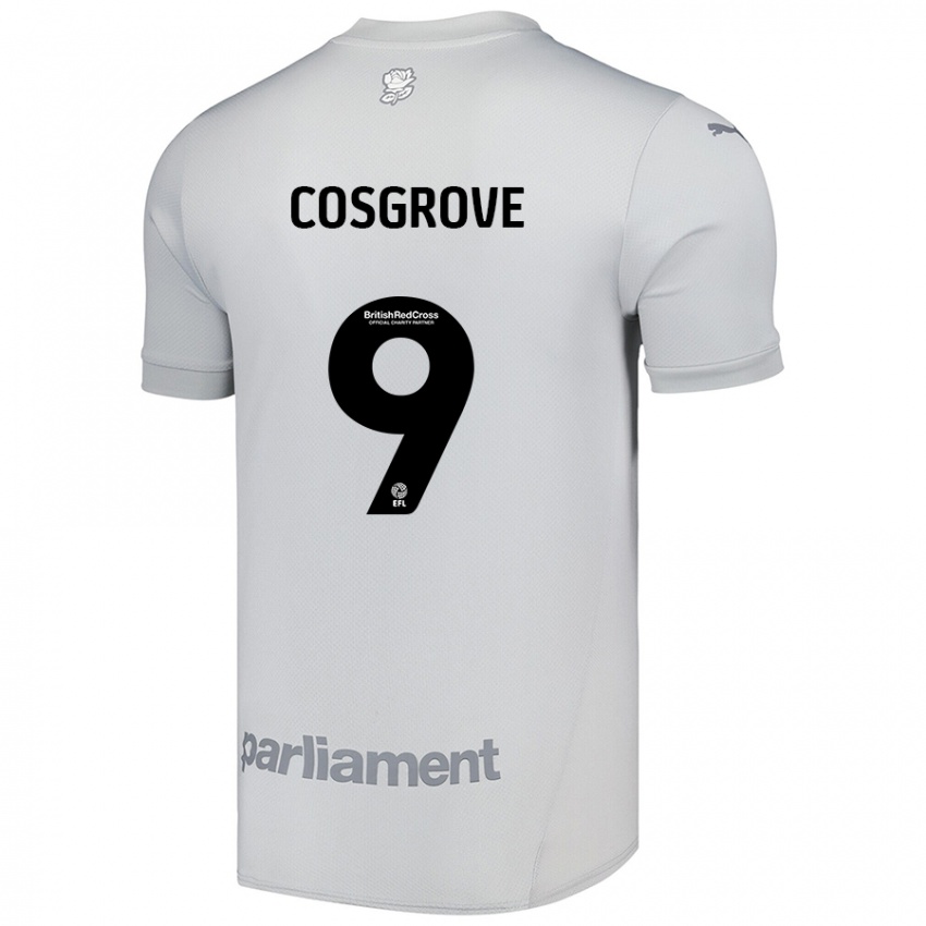 Criança Camisola Sam Cosgrove #9 Cinza Prateado Alternativa 2024/25 Camisa