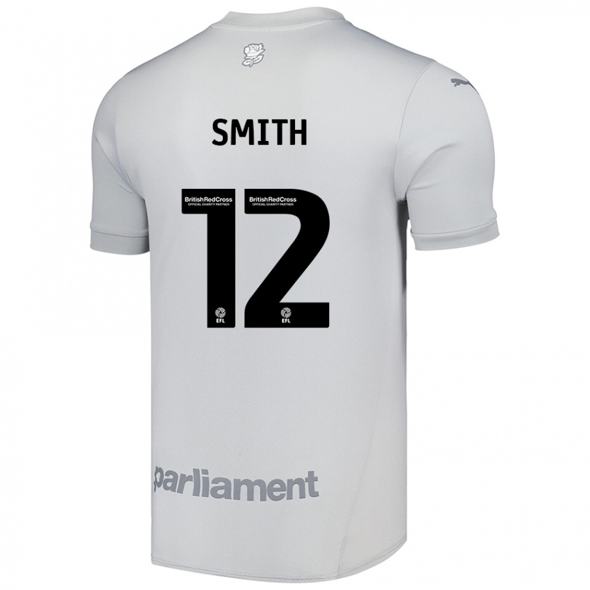 Criança Camisola Jackson Smith #12 Cinza Prateado Alternativa 2024/25 Camisa