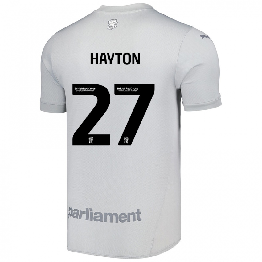 Criança Camisola Adam Hayton #27 Cinza Prateado Alternativa 2024/25 Camisa