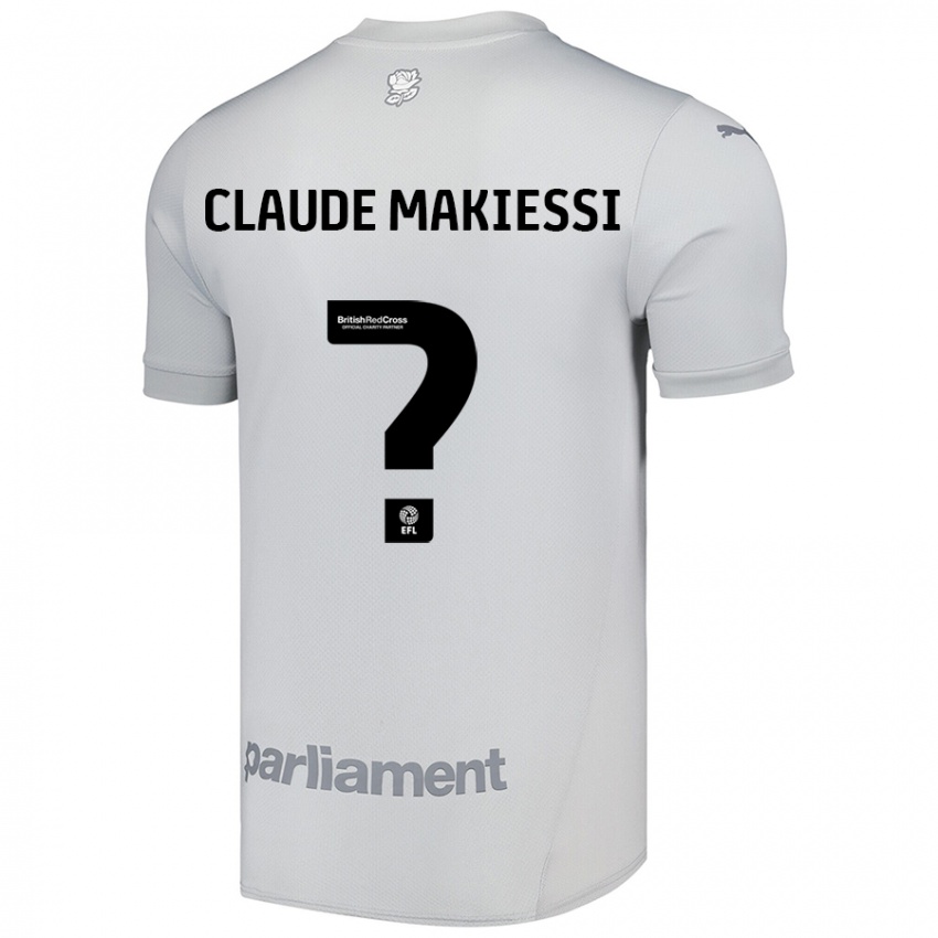 Criança Camisola Jean Claude Makiessi #0 Cinza Prateado Alternativa 2024/25 Camisa