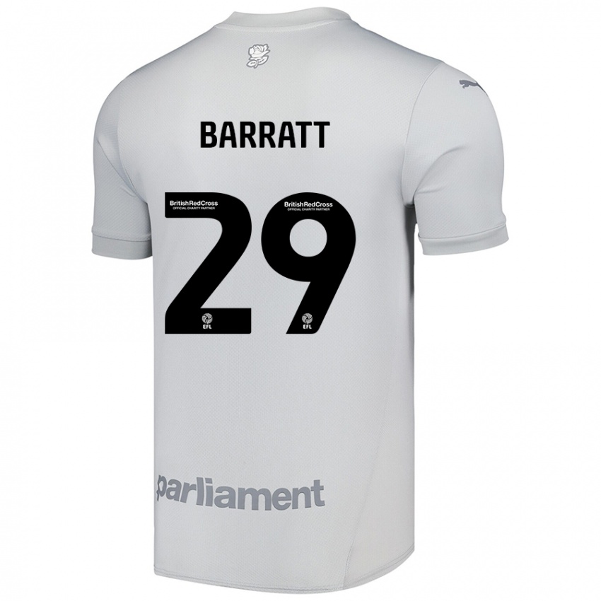 Criança Camisola Connor Barratt #29 Cinza Prateado Alternativa 2024/25 Camisa