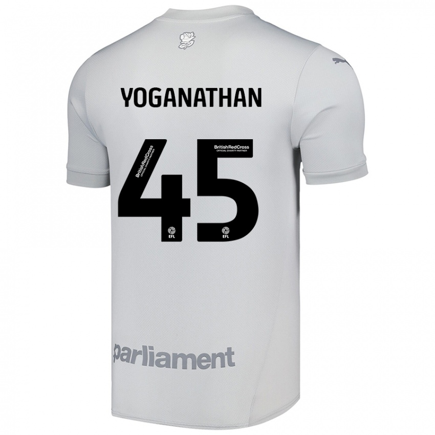 Criança Camisola Vimal Yoganathan #45 Cinza Prateado Alternativa 2024/25 Camisa