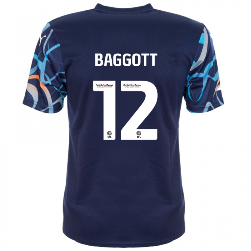 Criança Camisola Elkan Baggott #12 Azul Marinho Alternativa 2024/25 Camisa