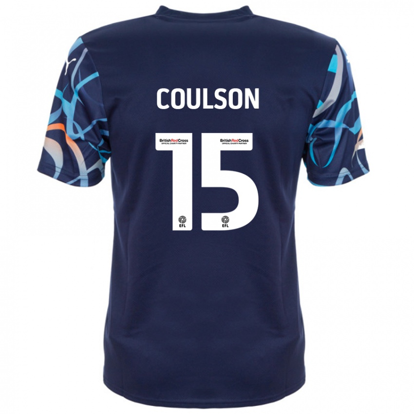 Criança Camisola Hayden Coulson #15 Azul Marinho Alternativa 2024/25 Camisa