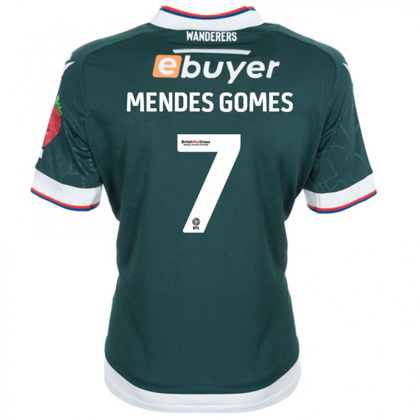 Criança Camisola Carlos Mendes #7 Verde Escuro Alternativa 2024/25 Camisa