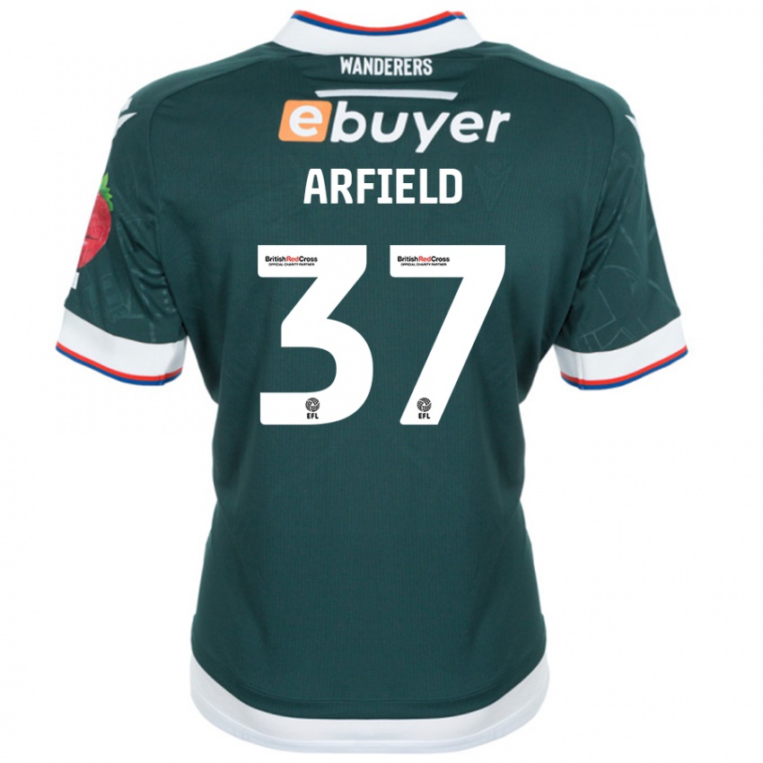 Criança Camisola Scott Arfield #37 Verde Escuro Alternativa 2024/25 Camisa