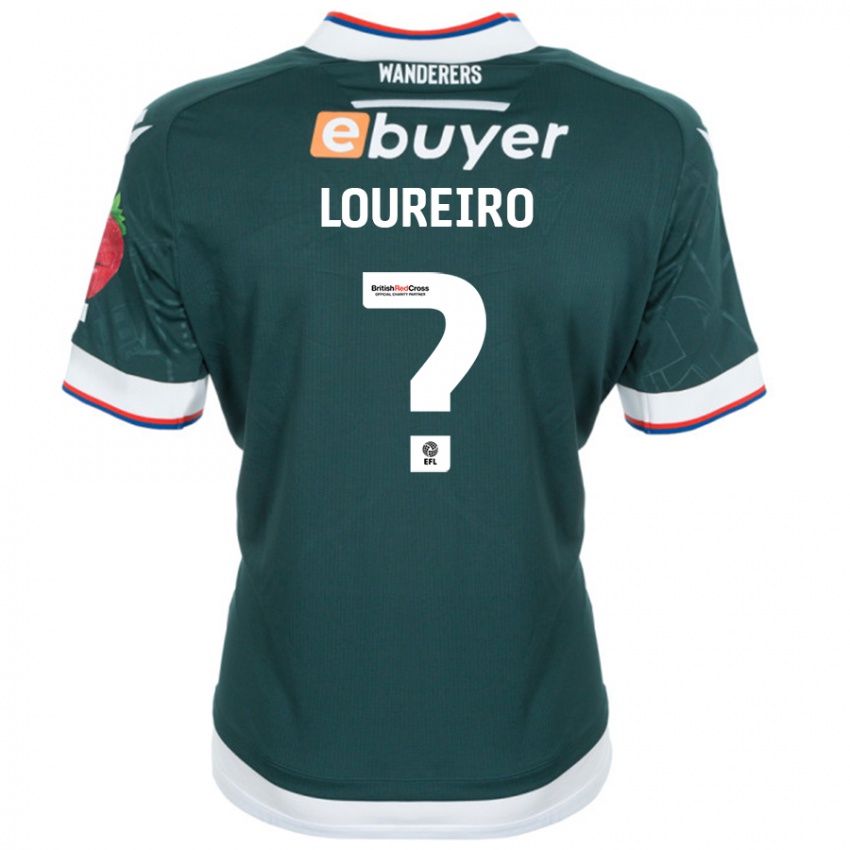 Criança Camisola Giovanni Loureiro #0 Verde Escuro Alternativa 2024/25 Camisa