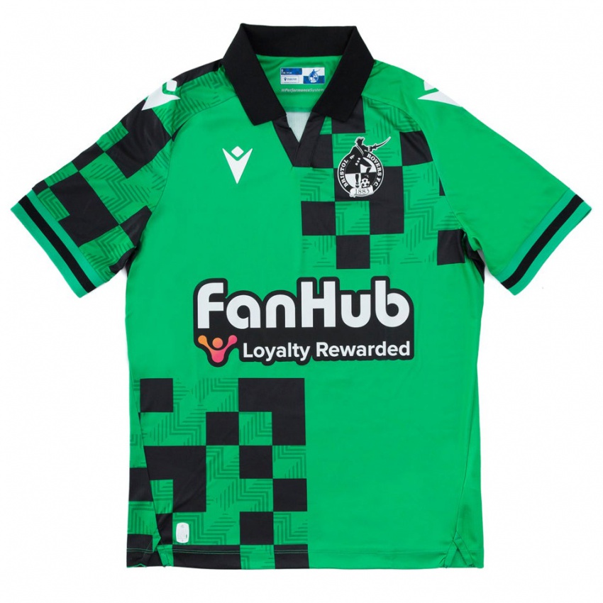 Criança Camisola Jack Hunt #32 Preto Verde Alternativa 2024/25 Camisa