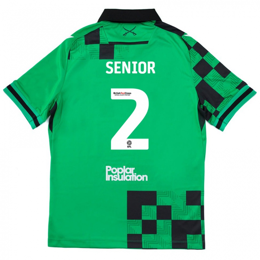 Criança Camisola Joel Senior #2 Preto Verde Alternativa 2024/25 Camisa