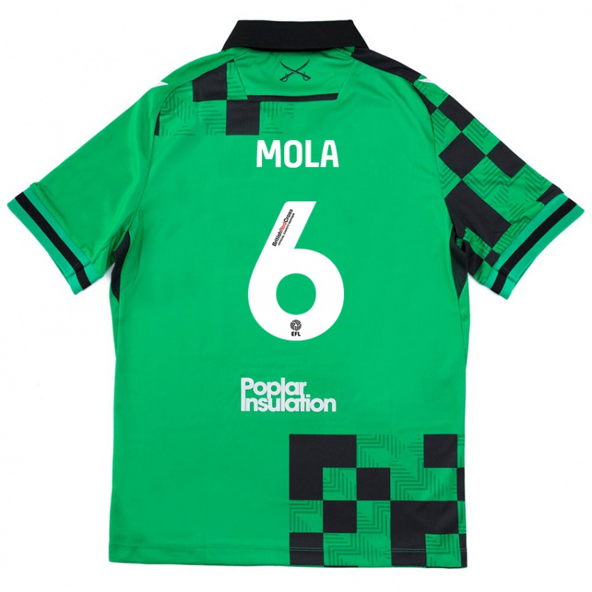 Criança Camisola Clinton Mola #6 Preto Verde Alternativa 2024/25 Camisa