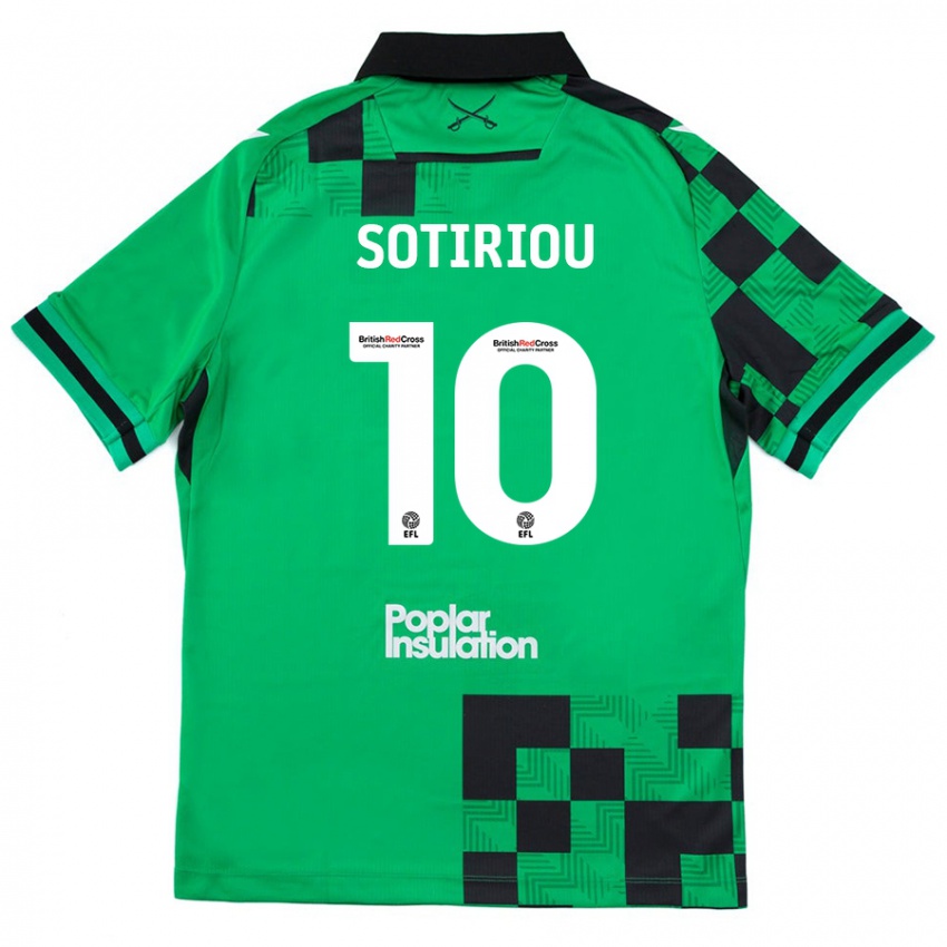 Criança Camisola Ruel Sotiriou #10 Preto Verde Alternativa 2024/25 Camisa