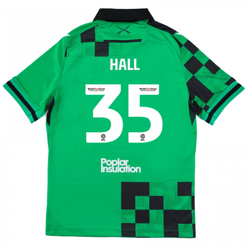 Criança Camisola Matt Hall #35 Preto Verde Alternativa 2024/25 Camisa