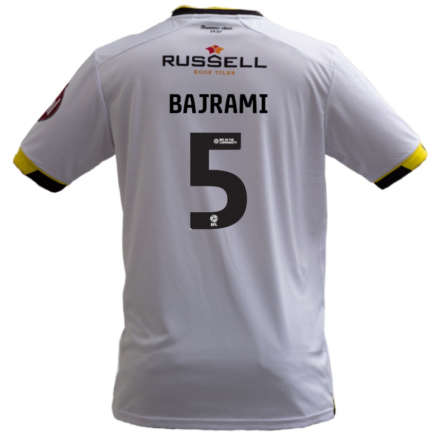 Criança Camisola Geraldo Bajrami #5 Branco Alternativa 2024/25 Camisa