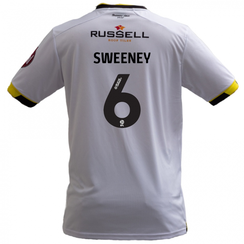 Criança Camisola Ryan Sweeney #6 Branco Alternativa 2024/25 Camisa