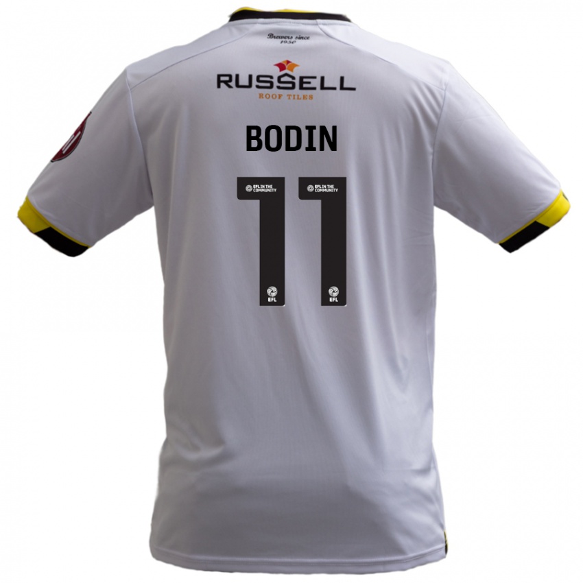 Criança Camisola Billy Bodin #11 Branco Alternativa 2024/25 Camisa