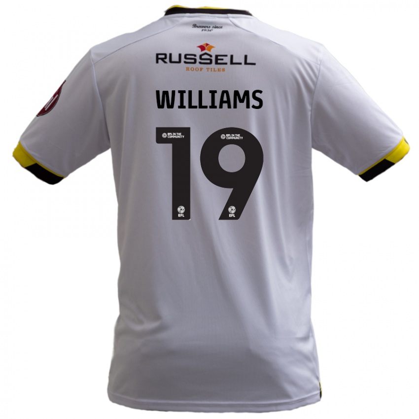 Criança Camisola Dylan Williams #19 Branco Alternativa 2024/25 Camisa