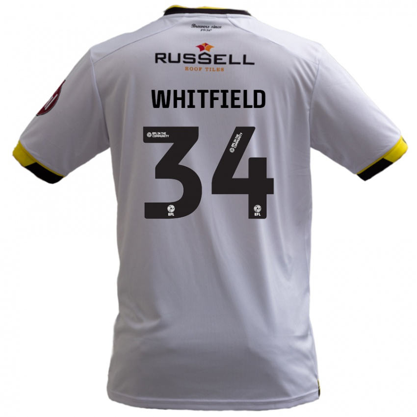 Criança Camisola Ben Whitfield #34 Branco Alternativa 2024/25 Camisa