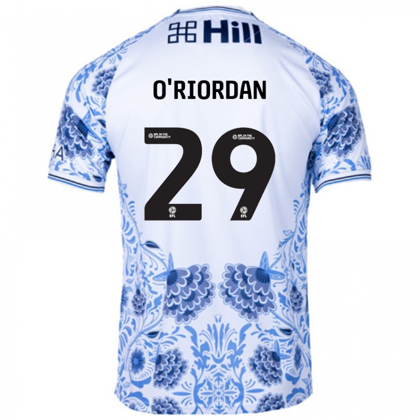 Criança Camisola Connor O'riordan #29 Azul Branco Alternativa 2024/25 Camisa