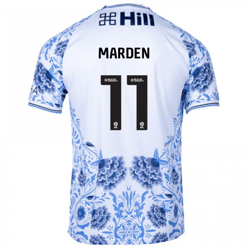 Criança Camisola Ella Marden #11 Azul Branco Alternativa 2024/25 Camisa