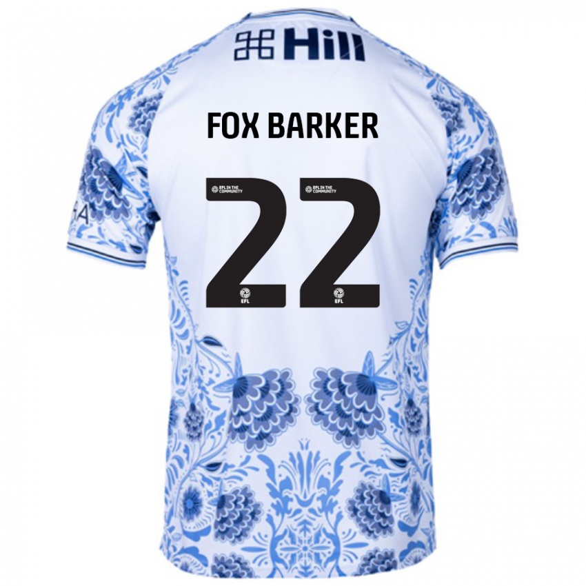 Criança Camisola Mistie Fox-Barker #22 Azul Branco Alternativa 2024/25 Camisa