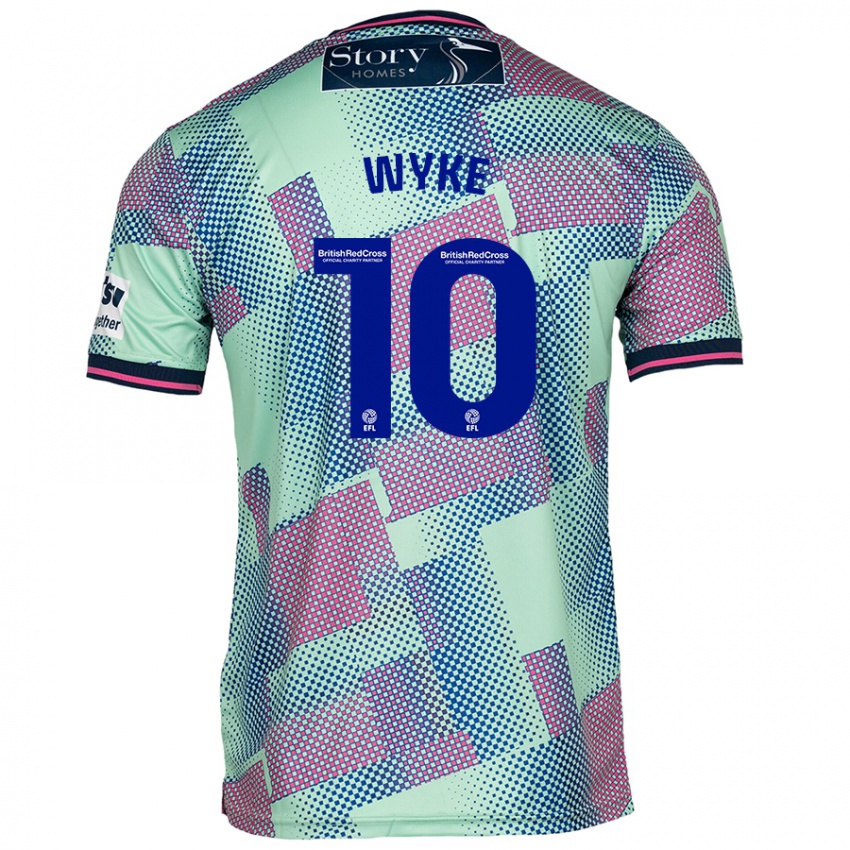 Criança Camisola Charlie Wyke #10 Verde Alternativa 2024/25 Camisa