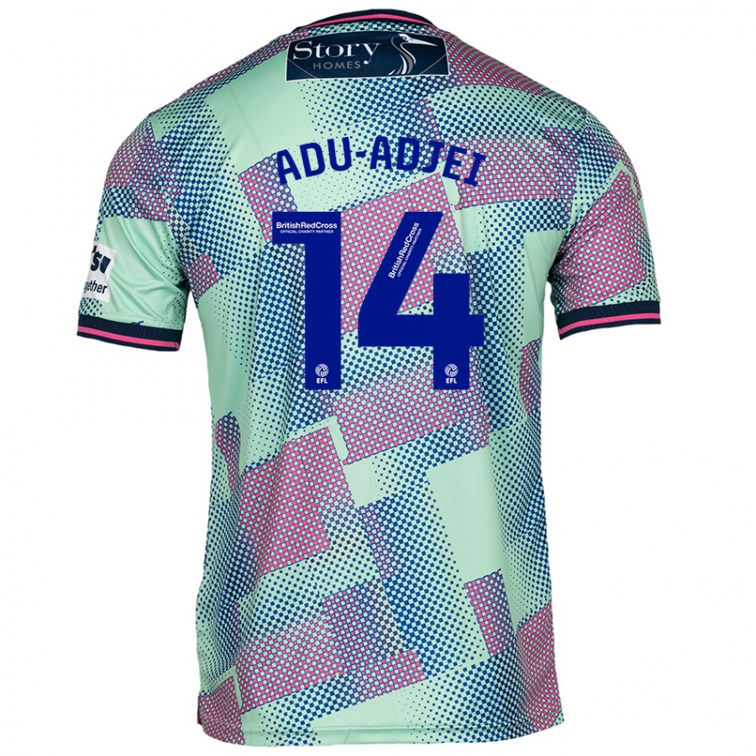 Criança Camisola Daniel Adu-Adjei #14 Verde Alternativa 2024/25 Camisa