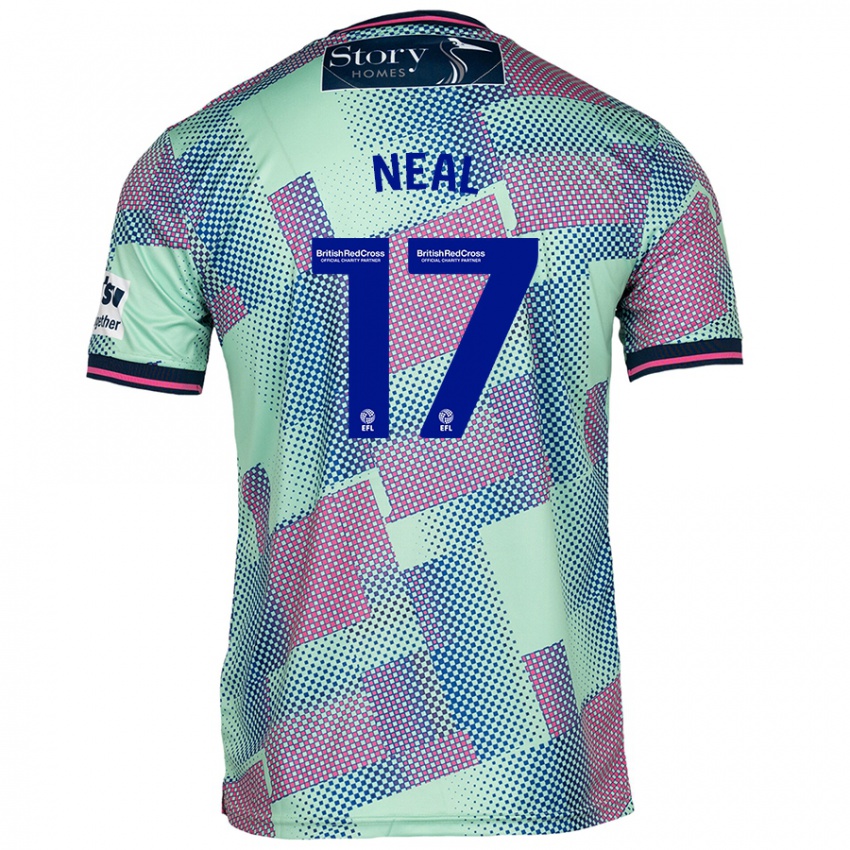 Criança Camisola Harrison Neal #17 Verde Alternativa 2024/25 Camisa