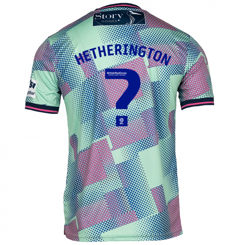 Criança Camisola Sam Hetherington #0 Verde Alternativa 2024/25 Camisa