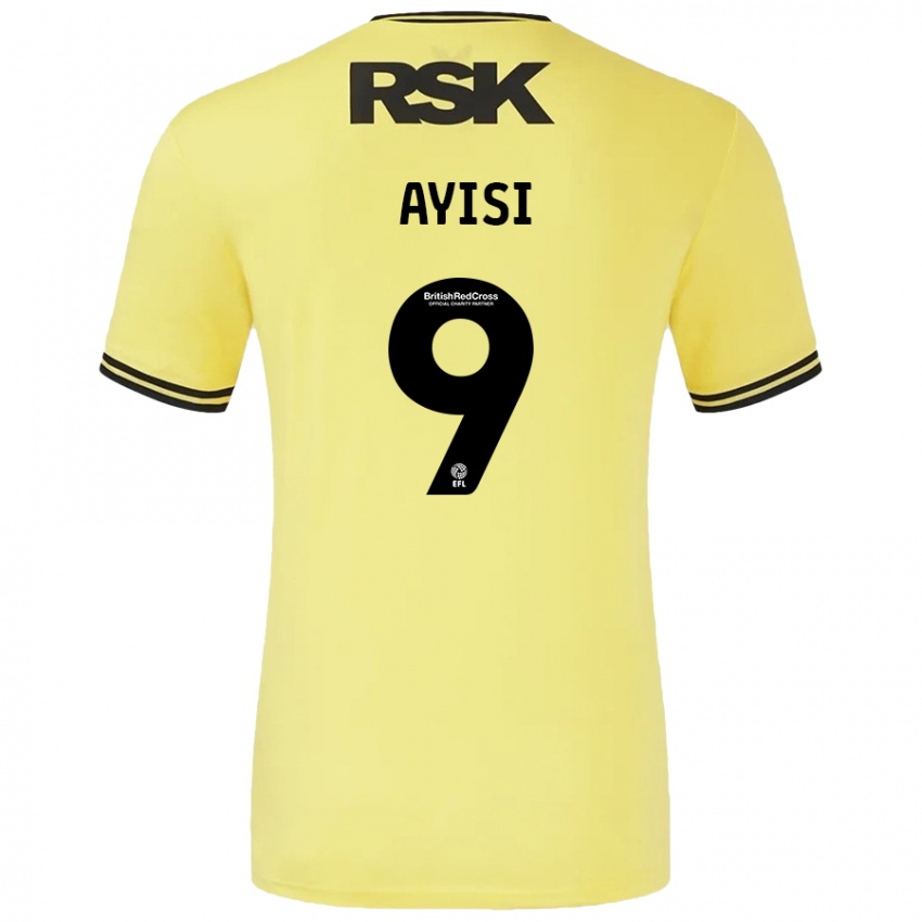 Criança Camisola Freda Ayisi #9 Amarelo Preto Alternativa 2024/25 Camisa