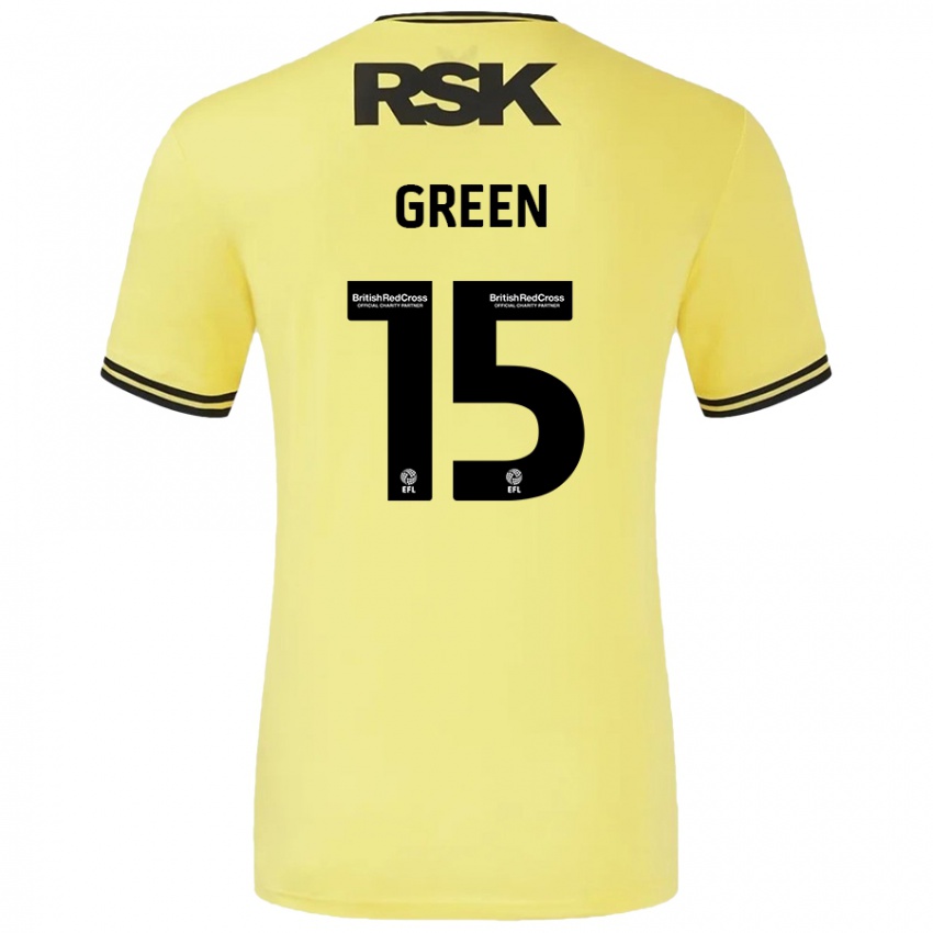 Criança Camisola Kayleigh Green #15 Amarelo Preto Alternativa 2024/25 Camisa