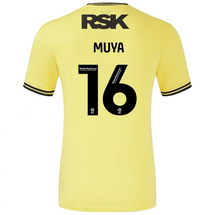 Criança Camisola Karin Muya #16 Amarelo Preto Alternativa 2024/25 Camisa