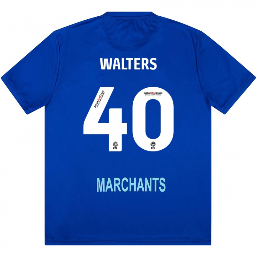 Criança Camisola Cameron Walters #40 Verde Alternativa 2024/25 Camisa