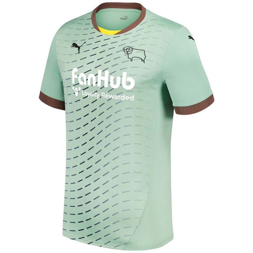 Criança Camisola Alex Stepien-Iwumene #0 Verde Claro Alternativa 2024/25 Camisa