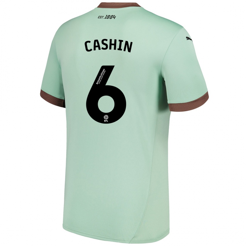 Criança Camisola Eiran Cashin #6 Verde Claro Alternativa 2024/25 Camisa