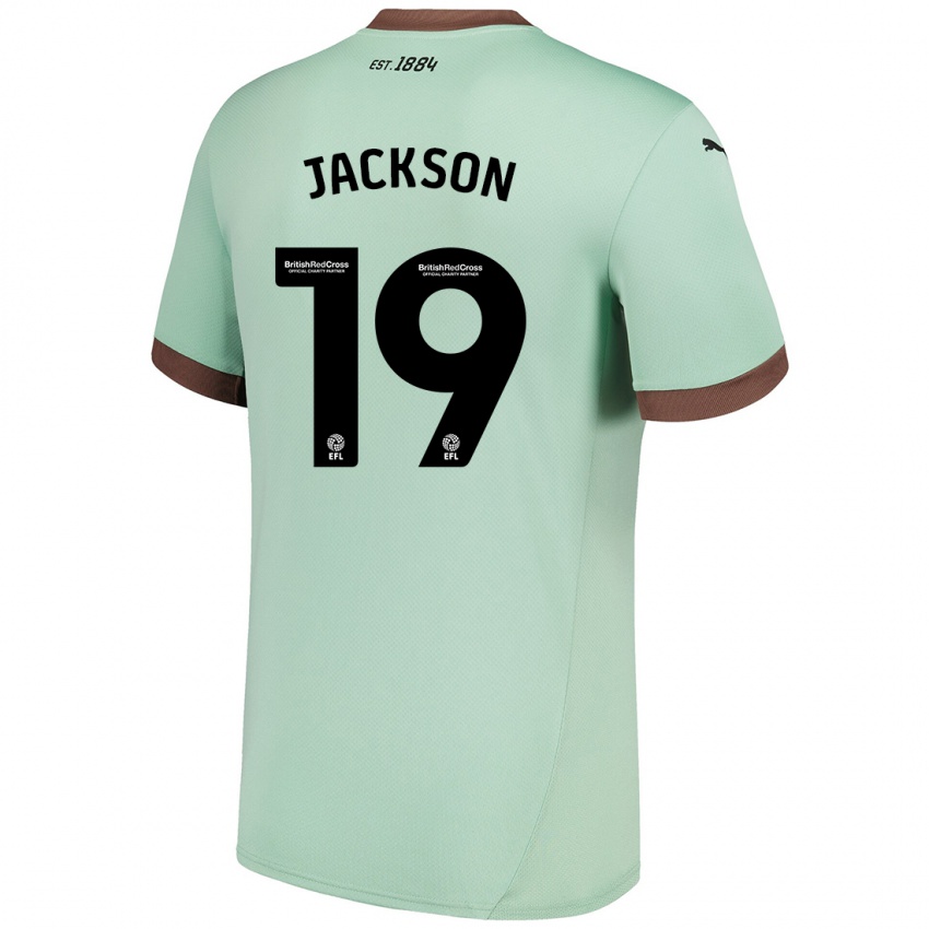 Criança Camisola Kayden Jackson #19 Verde Claro Alternativa 2024/25 Camisa