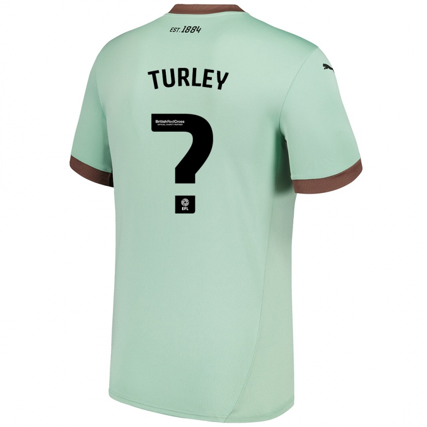 Criança Camisola Freddie Turley #0 Verde Claro Alternativa 2024/25 Camisa