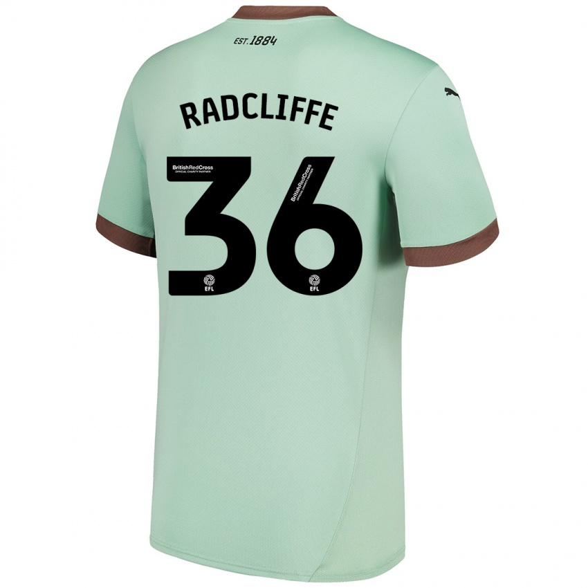 Criança Camisola Ben Radcliffe #36 Verde Claro Alternativa 2024/25 Camisa