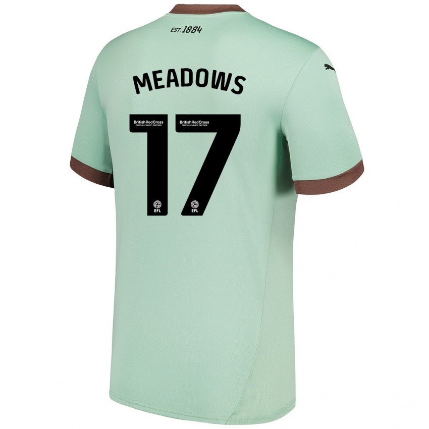 Criança Camisola Helena Meadows #17 Verde Claro Alternativa 2024/25 Camisa