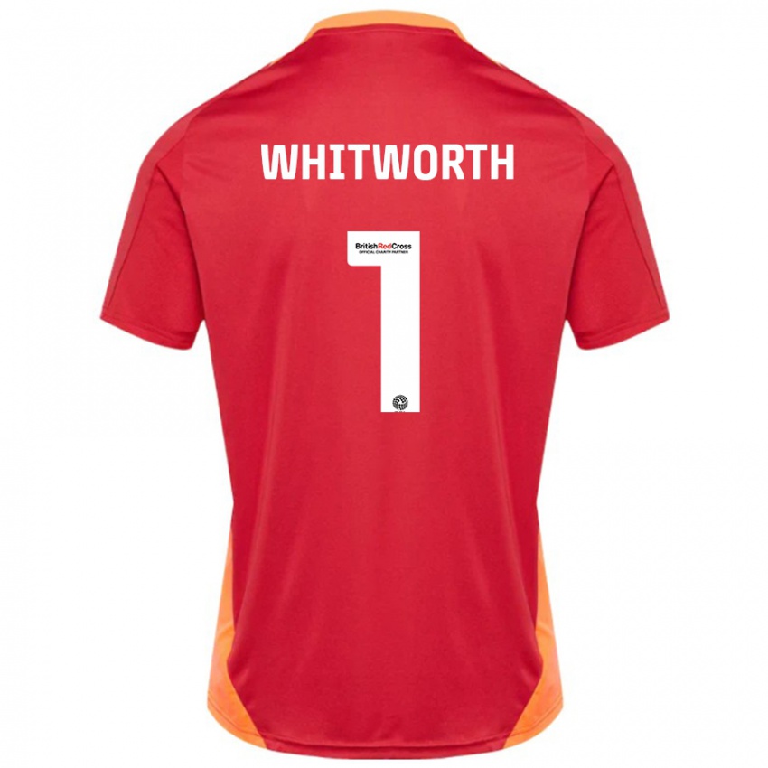 Criança Camisola Joe Whitworth #1 Azul Desligado Branco Alternativa 2024/25 Camisa