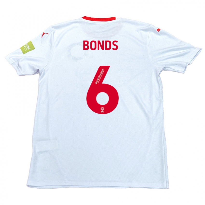 Criança Camisola Elliot Bonds #6 Branco Alternativa 2024/25 Camisa