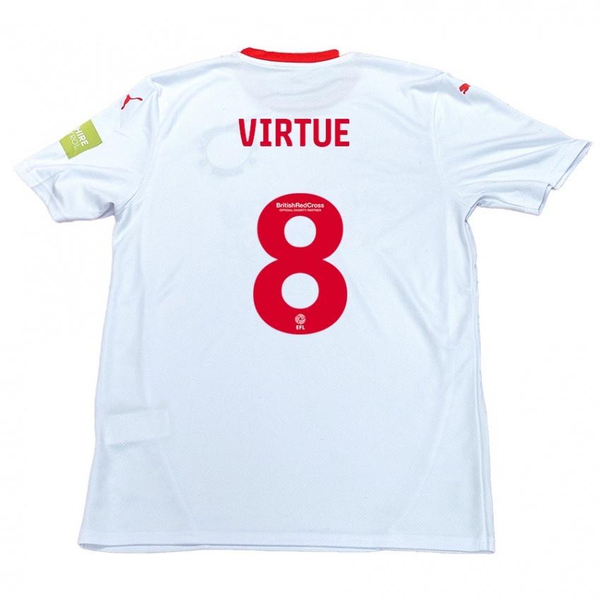 Criança Camisola Matty Virtue #8 Branco Alternativa 2024/25 Camisa