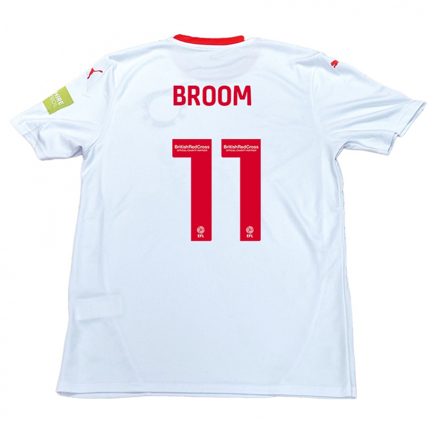 Criança Camisola Ryan Broom #11 Branco Alternativa 2024/25 Camisa