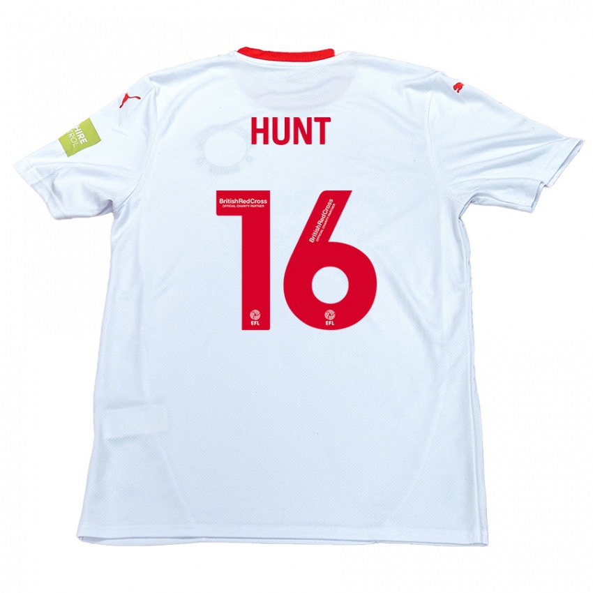 Criança Camisola Mackenzie Hunt #16 Branco Alternativa 2024/25 Camisa