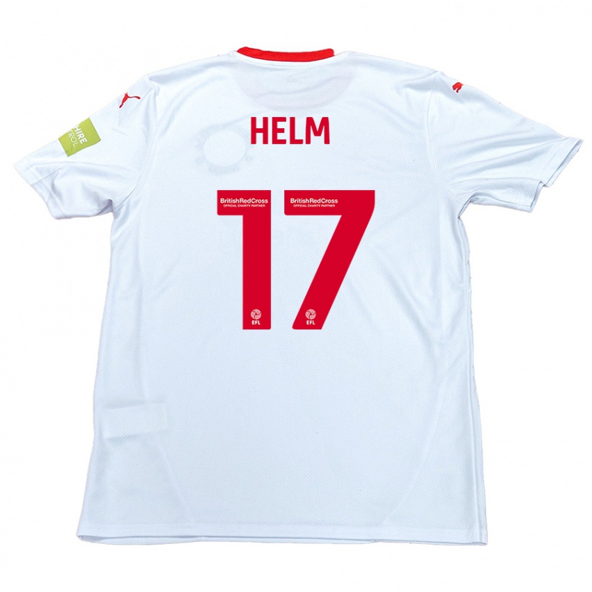 Criança Camisola Mark Helm #17 Branco Alternativa 2024/25 Camisa