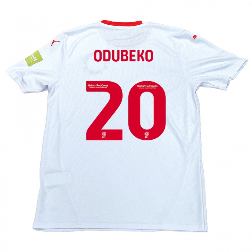 Criança Camisola Mipo Odubeko #20 Branco Alternativa 2024/25 Camisa