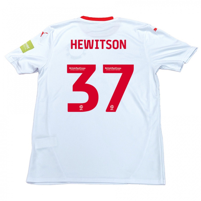 Criança Camisola Luke Hewitson #37 Branco Alternativa 2024/25 Camisa