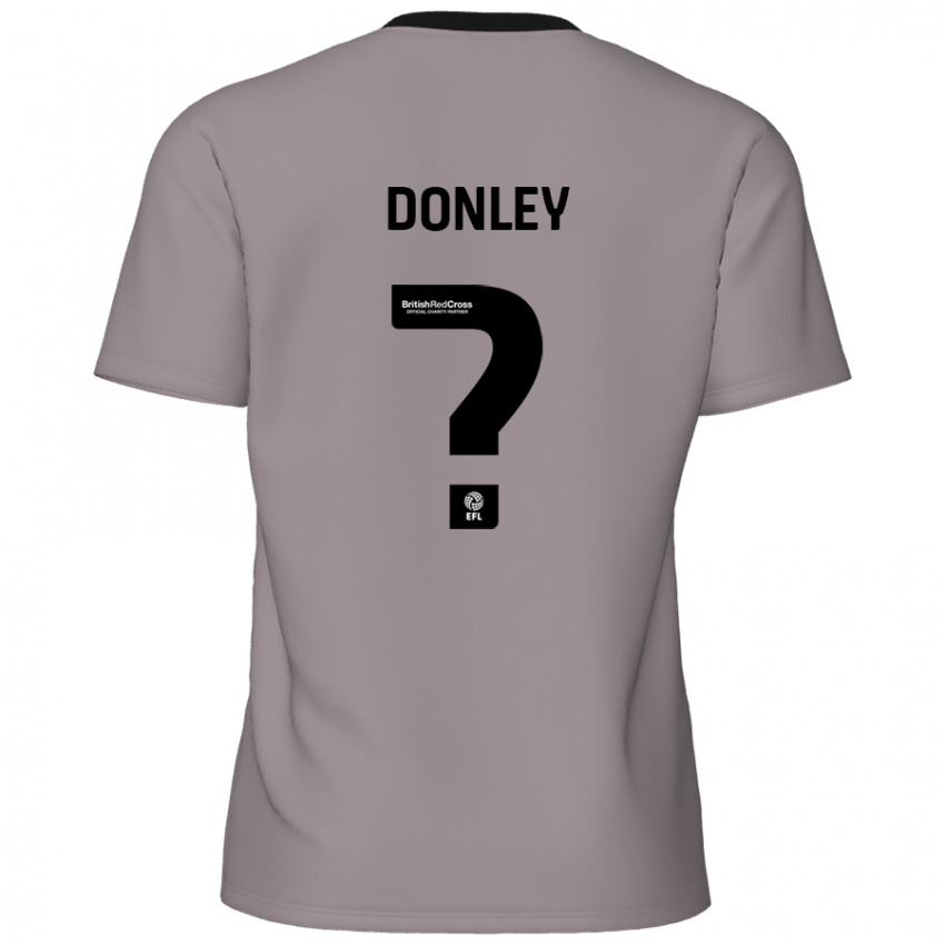 Criança Camisola Jamie Donley #0 Cinzento Alternativa 2024/25 Camisa