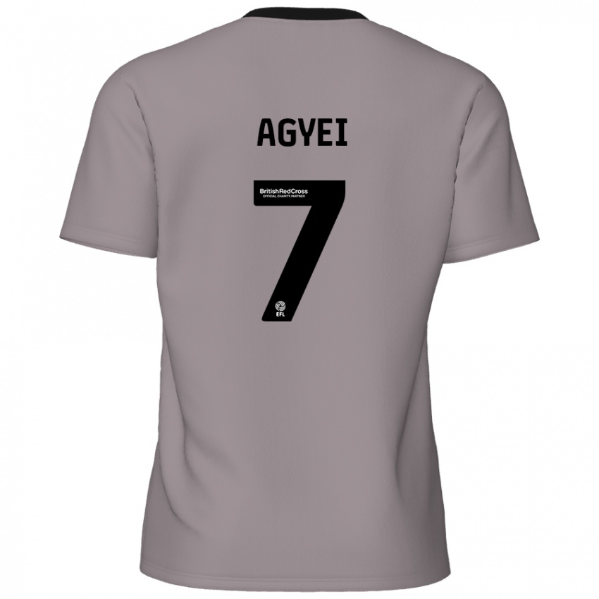 Criança Camisola Dan Agyei #7 Cinzento Alternativa 2024/25 Camisa