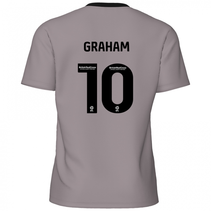 Criança Camisola Jordan Graham #10 Cinzento Alternativa 2024/25 Camisa